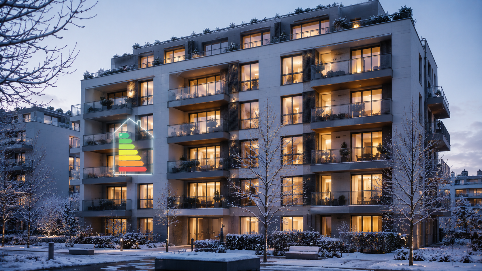 Copropriété rénovée énergétiquement avec suivi intelligent des consommations d'eau et d'énergie